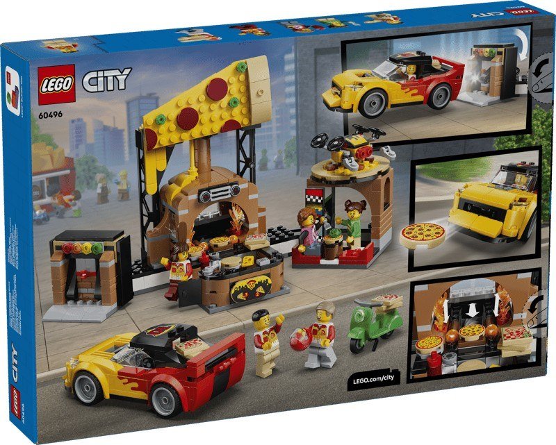 Lego® Centro di consegna pizze con veicoli 60496