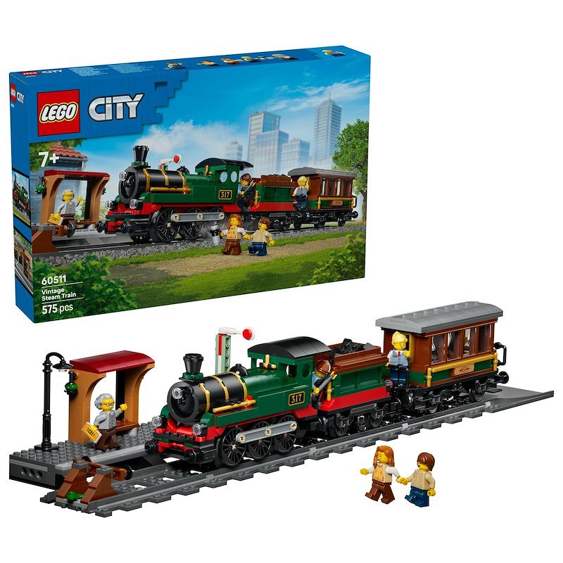 Lego® City Treno a vapore vintage 60511