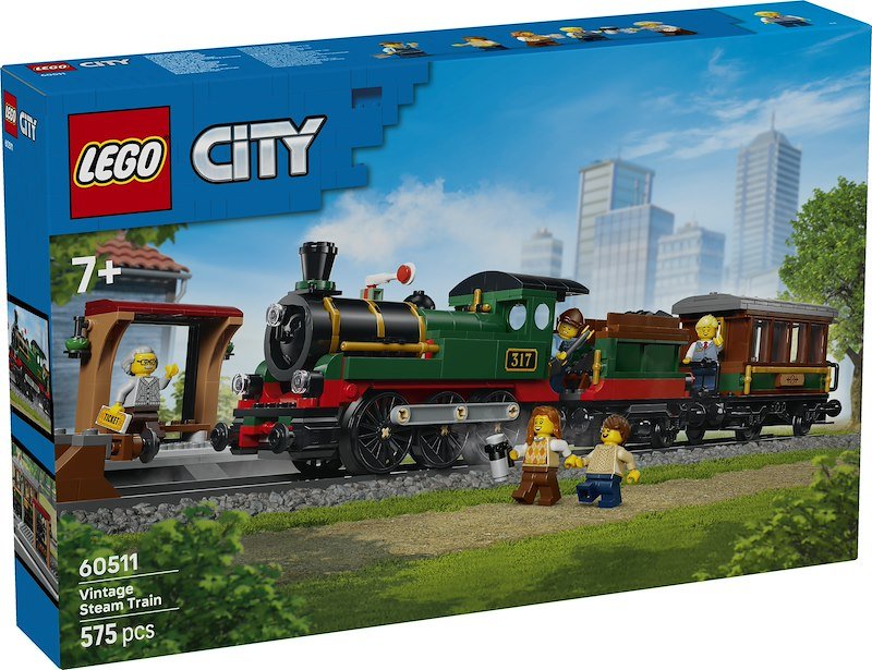 Lego® City Treno a vapore vintage 60511