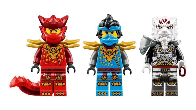 Lego® Ninjago Zilvar e Grimtak la Bestia Drago 71863