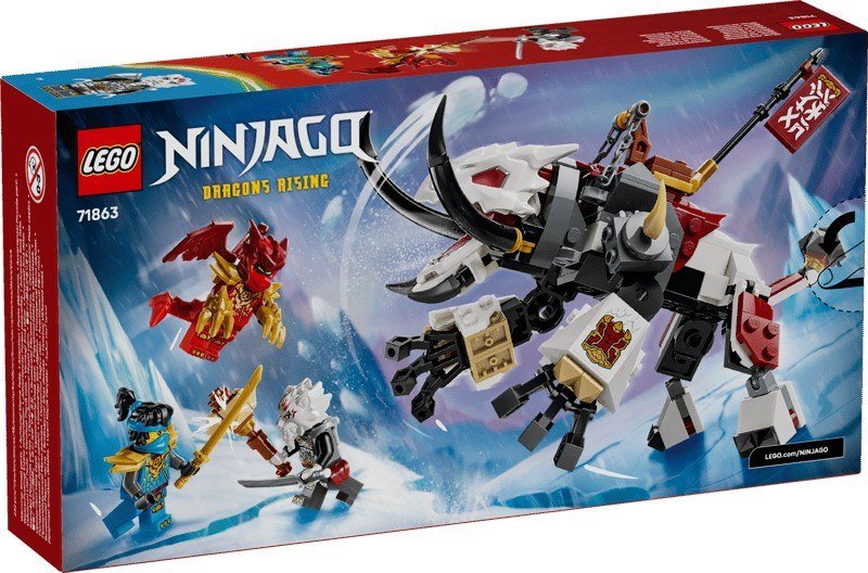 Lego® Ninjago Zilvar e Grimtak la Bestia Drago 71863