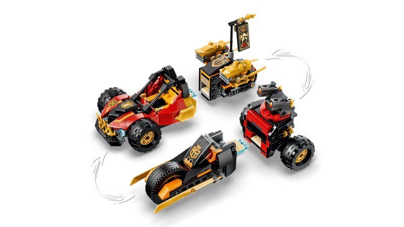 Lego® Ninja Go Veicoli combinanti di Kai e Cole71864
