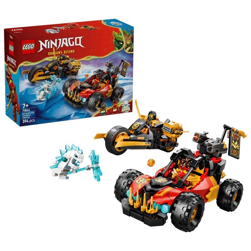 Lego® Ninja Go Veicoli combinanti di Kai e Cole71864