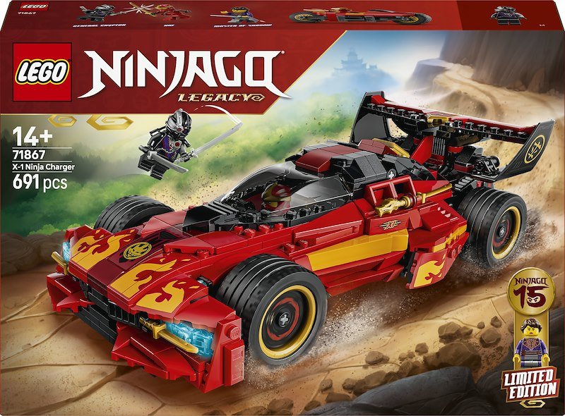 Lego® Ninjago Super-bolide Ninja X-1 - 15° Anniversario 71867