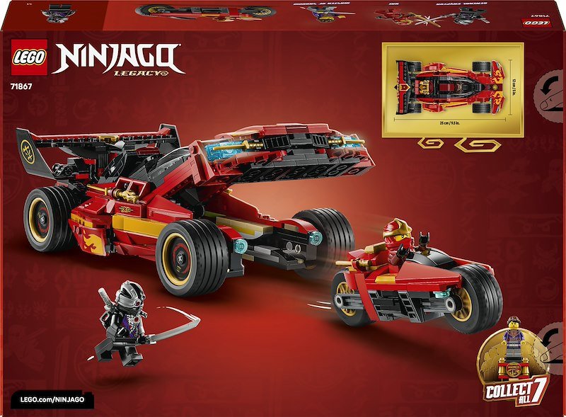 Lego® Ninjago Super-bolide Ninja X-1 - 15° Anniversario 71867
