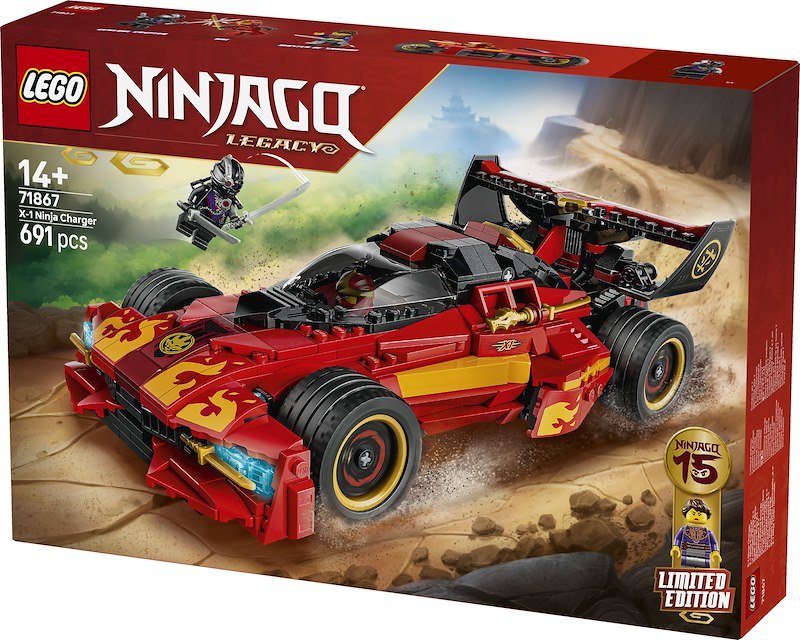 Lego® Ninjago Super-bolide Ninja X-1 - 15° Anniversario 71867