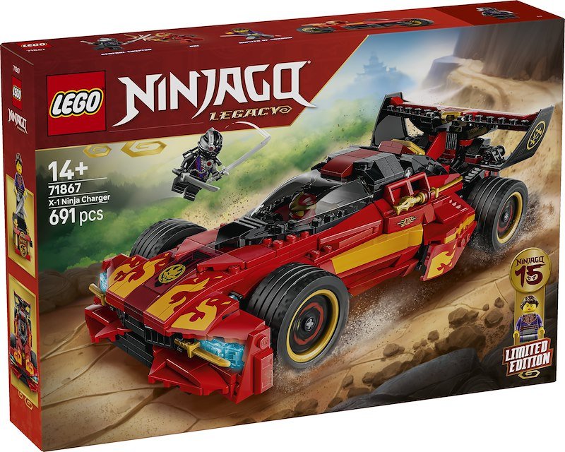 Lego® Ninjago Super-bolide Ninja X-1 - 15° Anniversario 71867