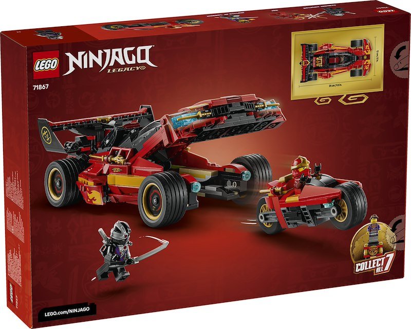 Lego® Ninjago Super-bolide Ninja X-1 - 15° Anniversario 71867
