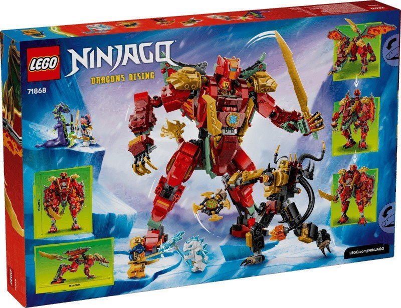 Lego® ninjago Mech drago mutaforma di Wyldfyre 71868