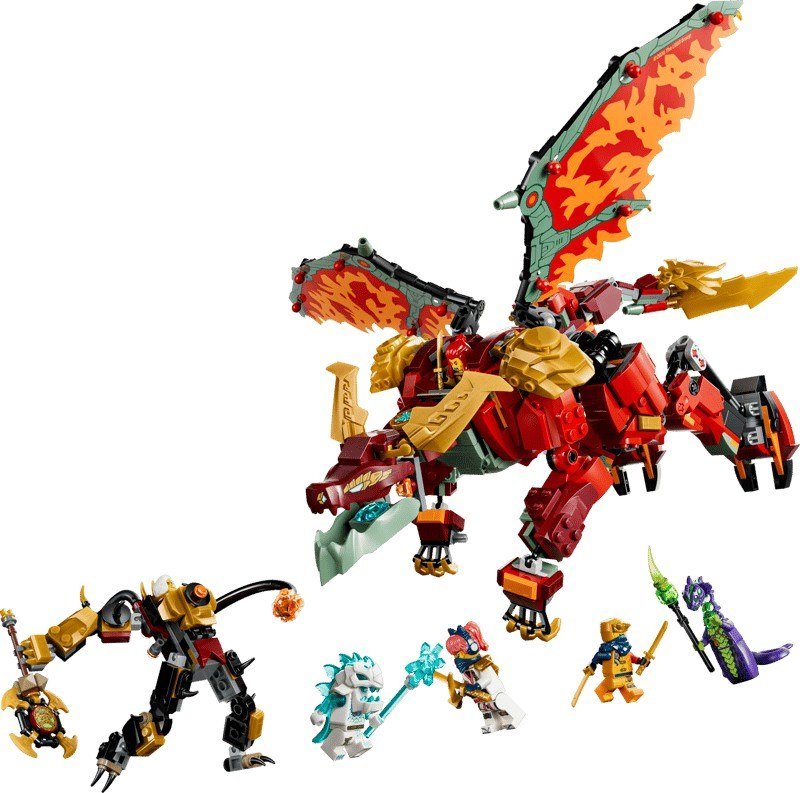Lego® ninjago Mech drago mutaforma di Wyldfyre 71868