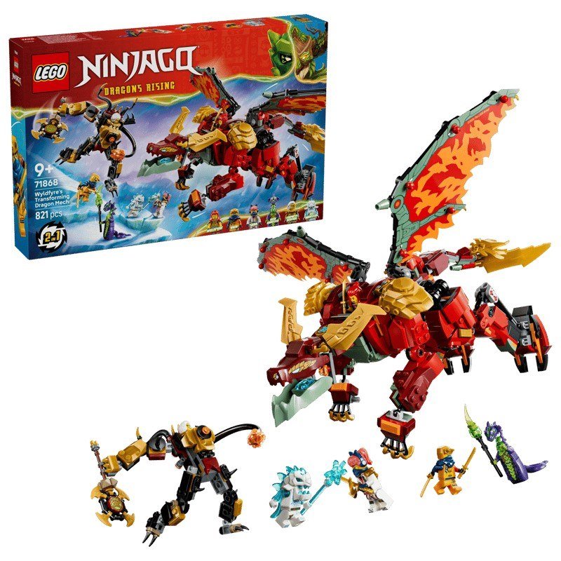 Lego® ninjago Mech drago mutaforma di Wyldfyre 71868