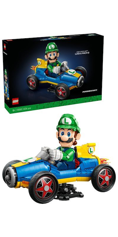 Lego® Super Mario Kart™: Luigi e Mach 8 72050