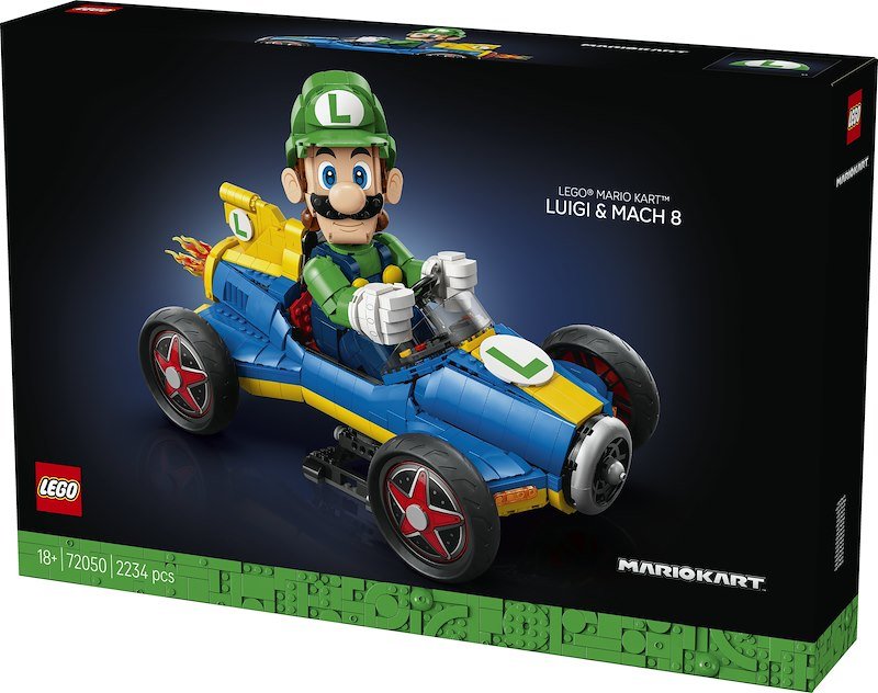 Lego® Super Mario Kart™: Luigi e Mach 8 72050