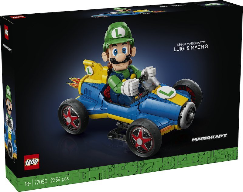 Lego® Super Mario Kart™: Luigi e Mach 8 72050