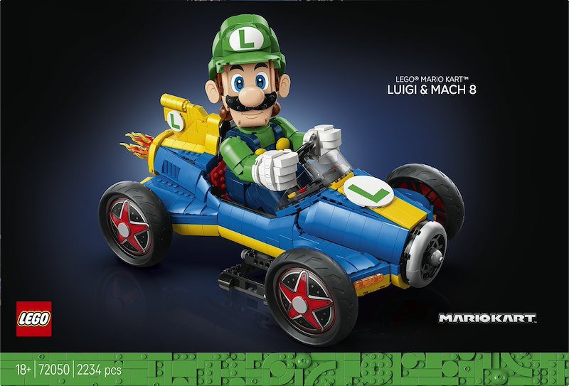 Lego® Super Mario Kart™: Luigi e Mach 8 72050