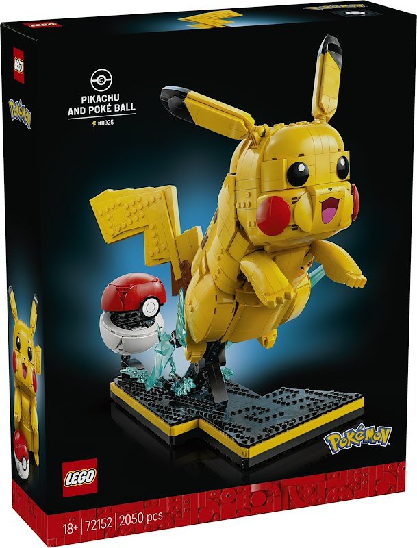 Lego® Pikachu e Poké Ball 72152