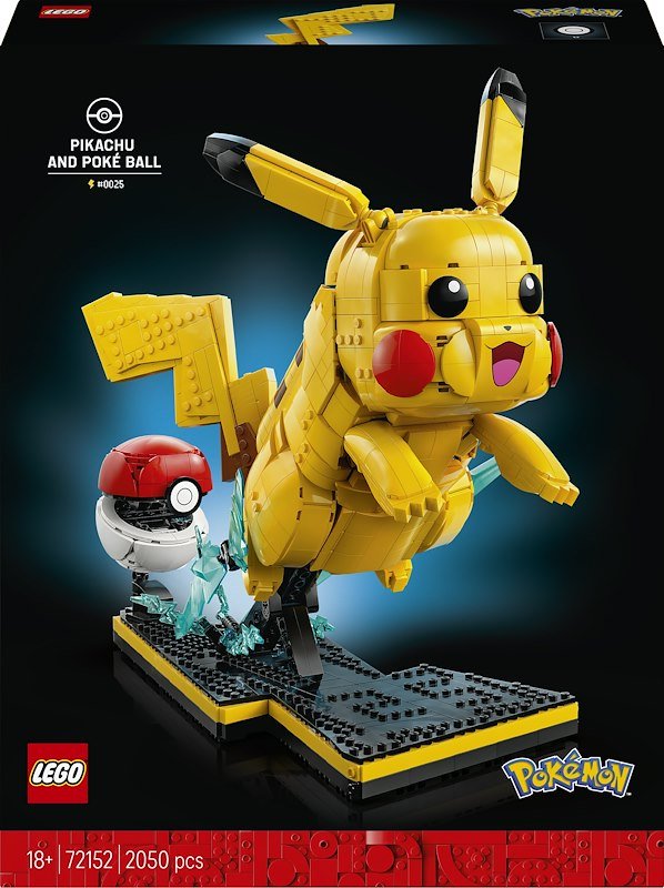 Lego® Pikachu e Poké Ball 72152