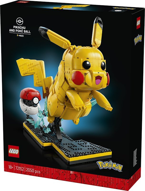 Lego® Pikachu e Poké Ball 72152