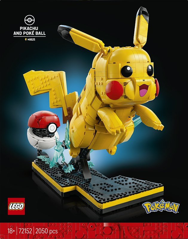 Lego® Pikachu e Poké Ball 72152