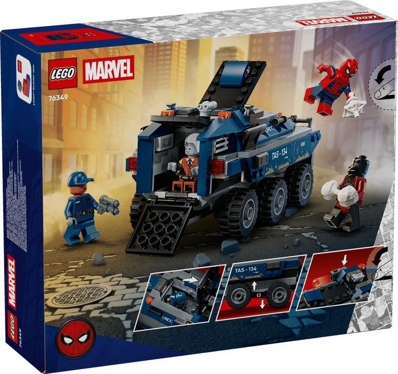 Lego® Spider-Man: Inseguimento del trasportatore di detenuti 76349