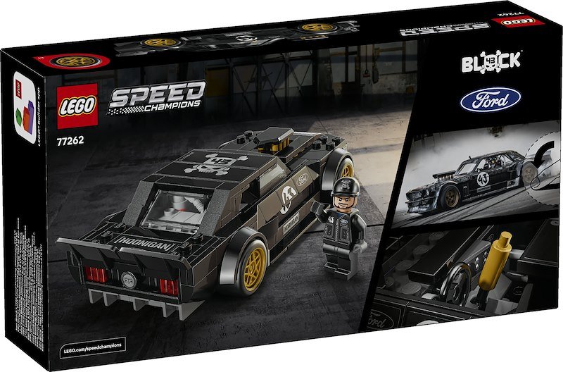 Lego® Speed Champions Ford Mustang ’65 Hoonicorn V1 di Ken Block 77262
