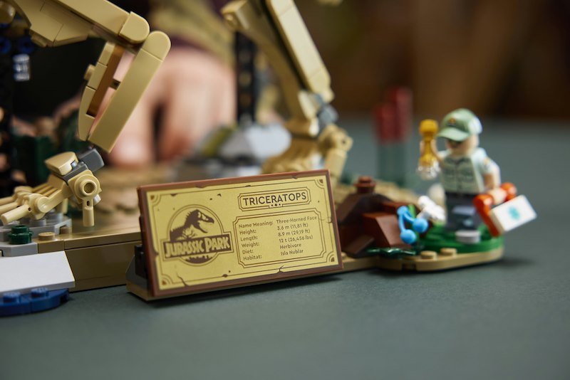 Lego® Jurassic World Fossili di dinosauro: Triceratopo 77985