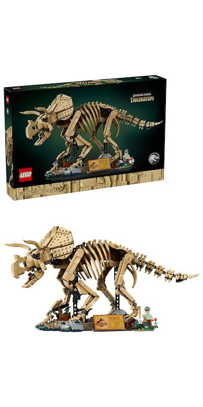 Lego® Jurassic World Fossili di dinosauro: Triceratopo 77985