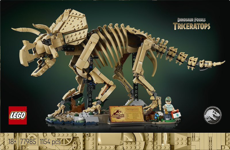 Lego® Jurassic World Fossili di dinosauro: Triceratopo 77985