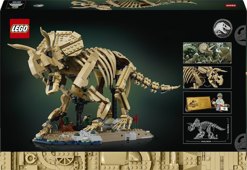Lego® Jurassic World Fossili di dinosauro: Triceratopo 77985