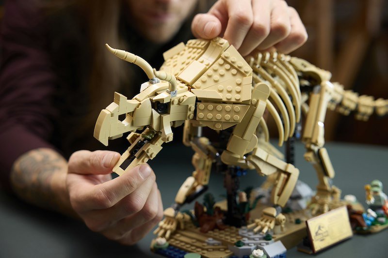 Lego® Jurassic World Fossili di dinosauro: Triceratopo 77985