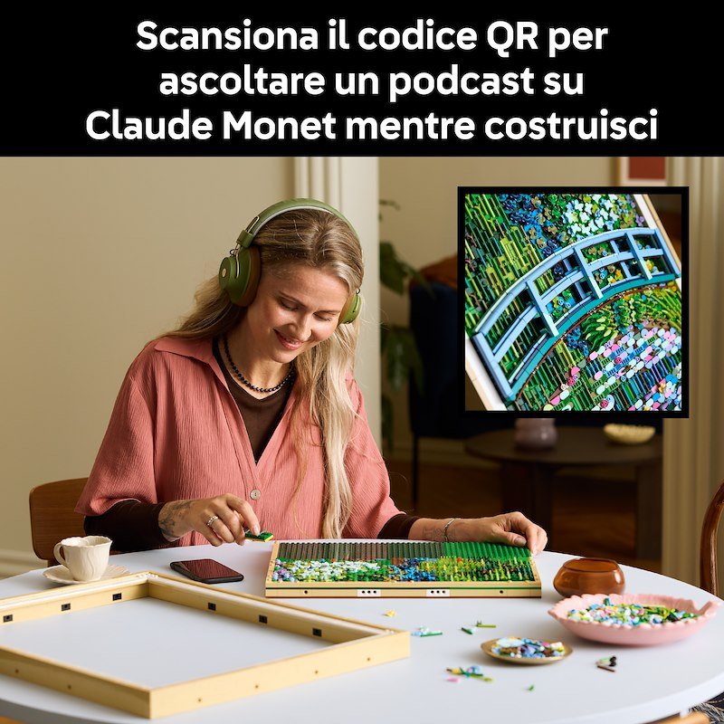 Lego® Art Claude Monet Lo stagno delle ninfee 31220