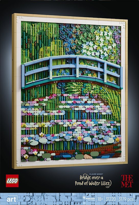 Lego® Art Claude Monet Lo stagno delle ninfee 31220