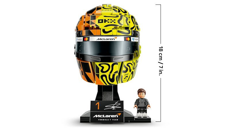 Lego® Casco di Lando Norris McLaren Mastercard F1® Team 43023
