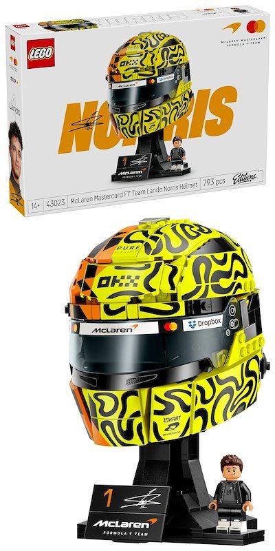 Lego® Casco di Lando Norris McLaren Mastercard F1® Team 43023