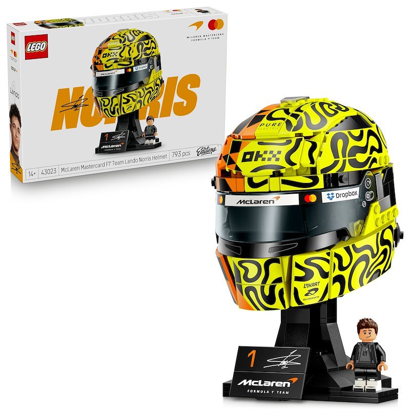 Lego® Casco di Lando Norris McLaren Mastercard F1® Team 43023