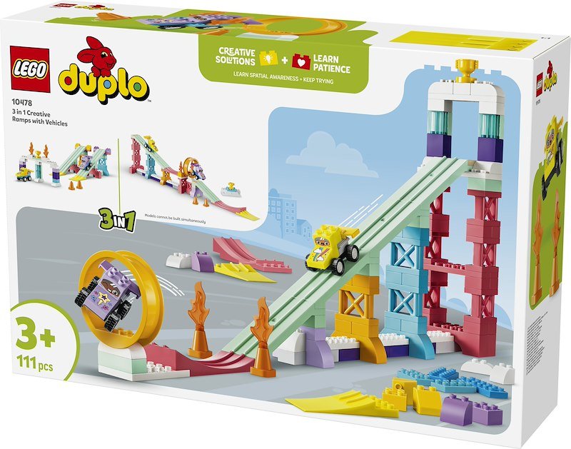 Lego Rampe creative 3 in 1 con veicoli 10478