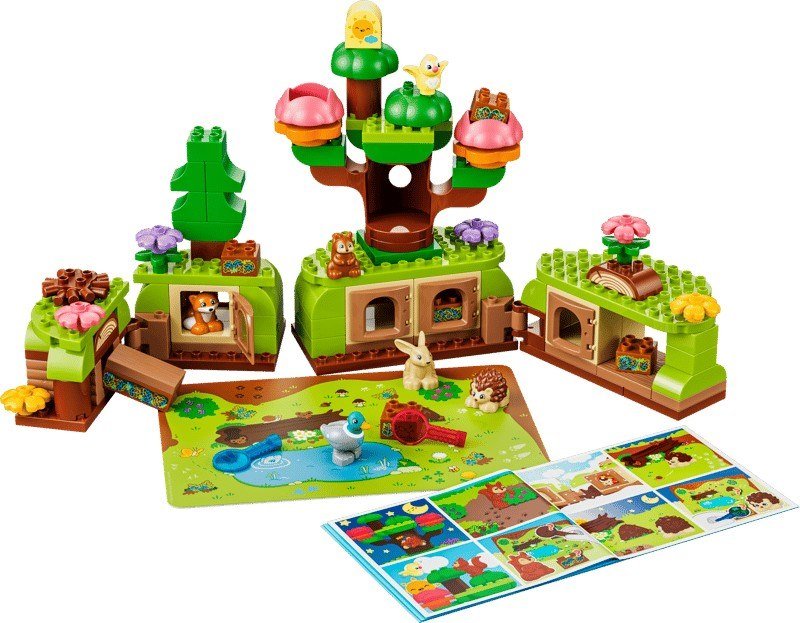 Lego® Duplo Foresta esplorativa con animali selvatici 10480