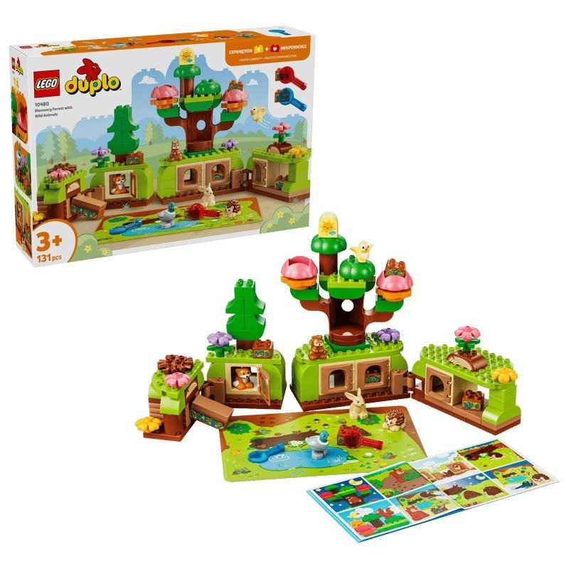 Lego® Duplo Foresta esplorativa con animali selvatici 10480