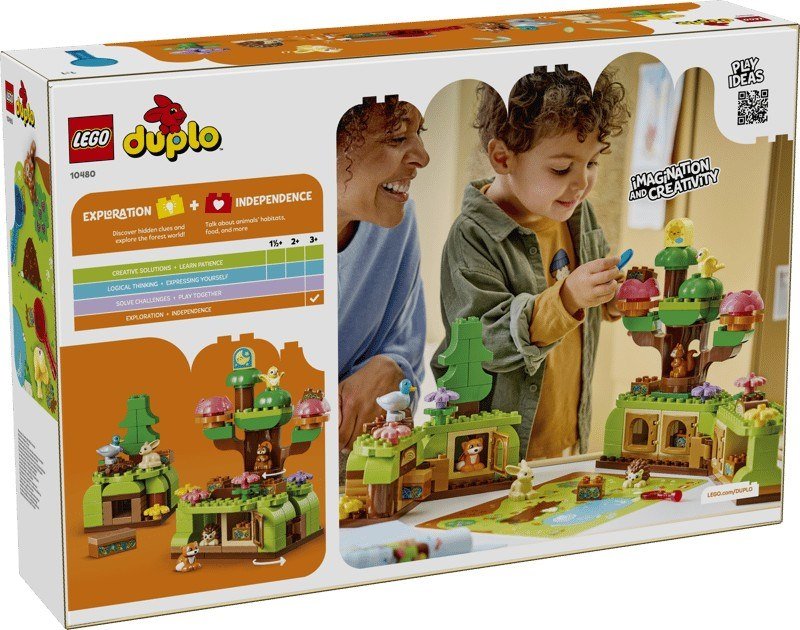 Lego® Duplo Foresta esplorativa con animali selvatici 10480