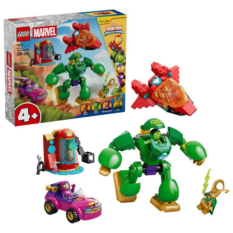 Lego® Marvel Loki vs. Team Iron Man 11211