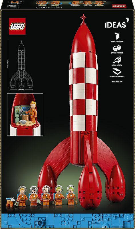 Lego® Ideas Razzo lunare di Tintin® 21367