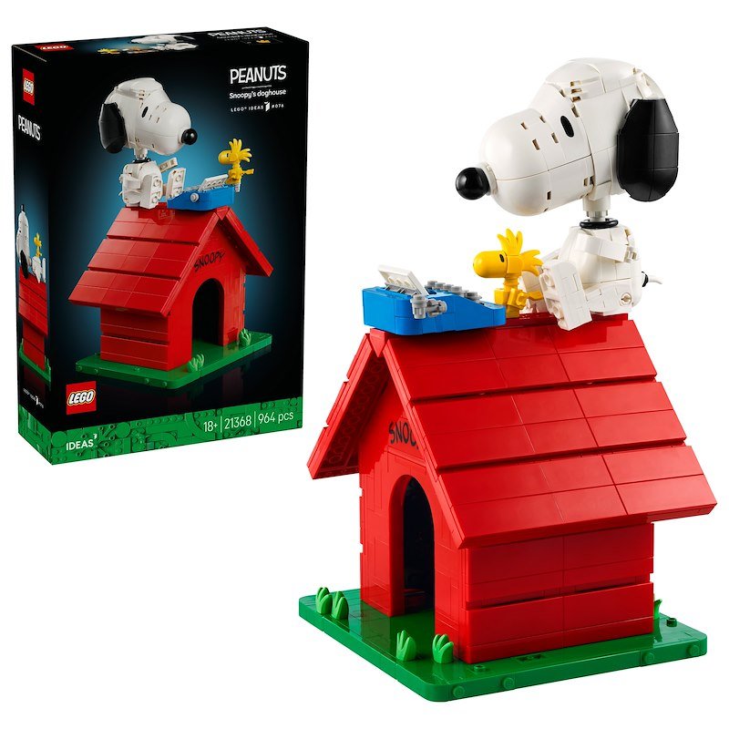 Lego® Peanuts: la cuccia di Snoopy 21368