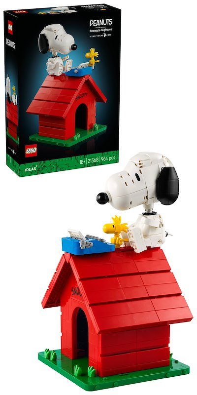 Lego® Peanuts: la cuccia di Snoopy 21368