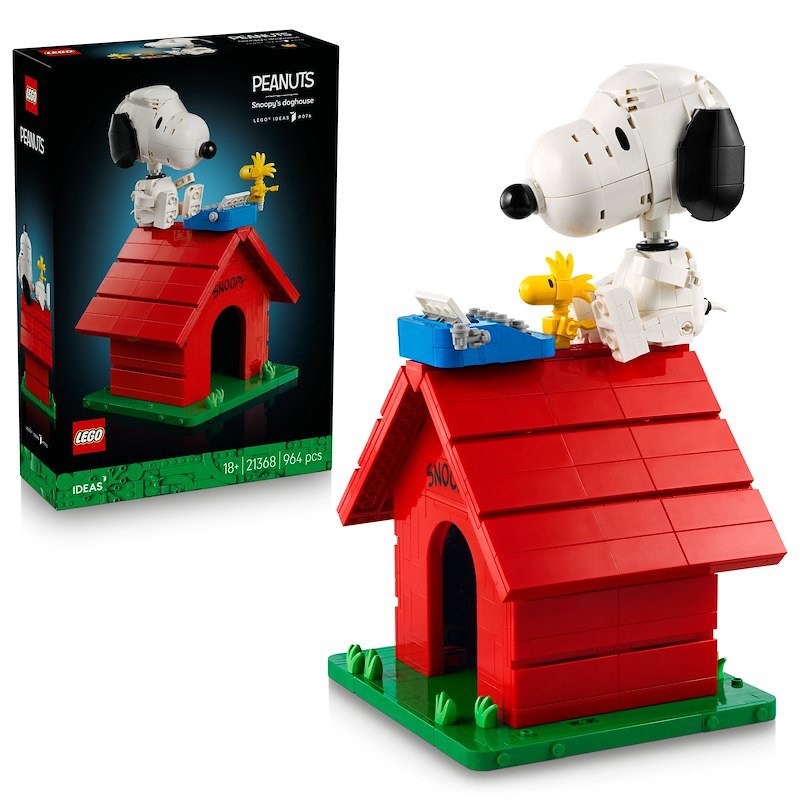 Lego® Peanuts: la cuccia di Snoopy 21368