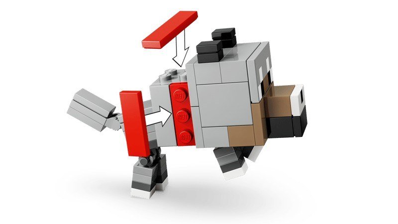 Lego® Minecraft Attacco nel deserto del fantino di polli 21592