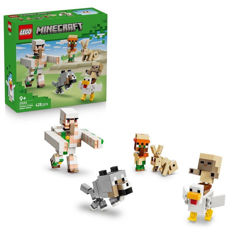 Lego® Minecraft Attacco nel deserto del fantino di polli 21592