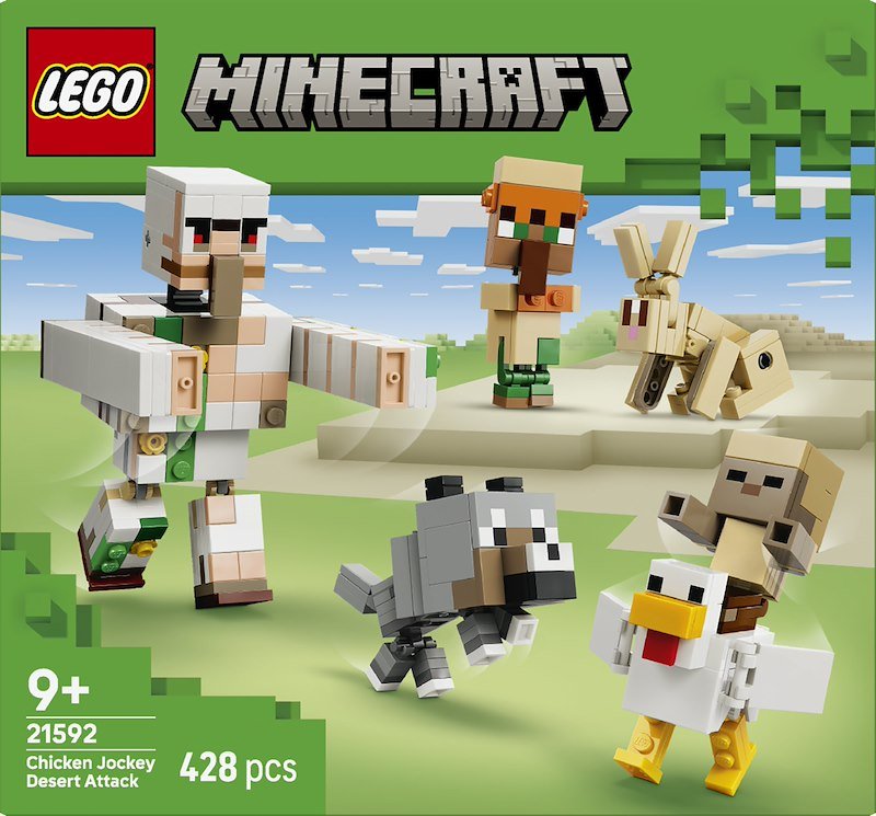 Lego® Minecraft Attacco nel deserto del fantino di polli 21592
