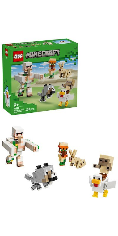 Lego® Minecraft Attacco nel deserto del fantino di polli 21592