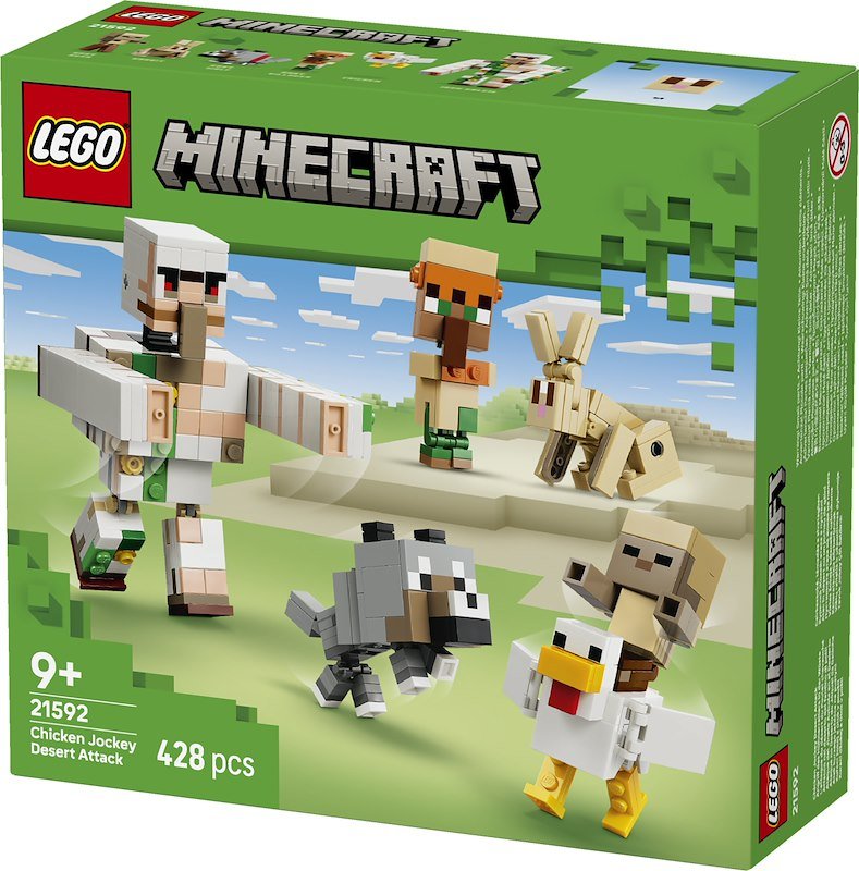 Lego® Minecraft Attacco nel deserto del fantino di polli 21592