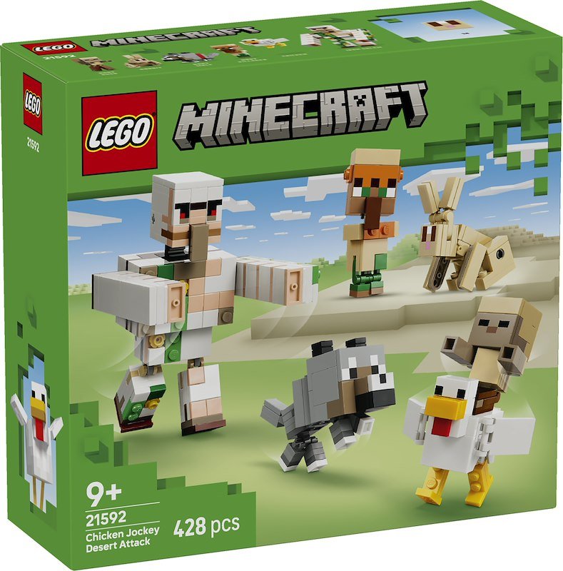 Lego® Minecraft Attacco nel deserto del fantino di polli 21592